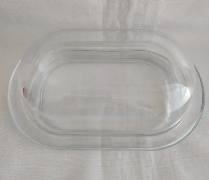 Mantequillera o Quesera de vidrio transparente - 6