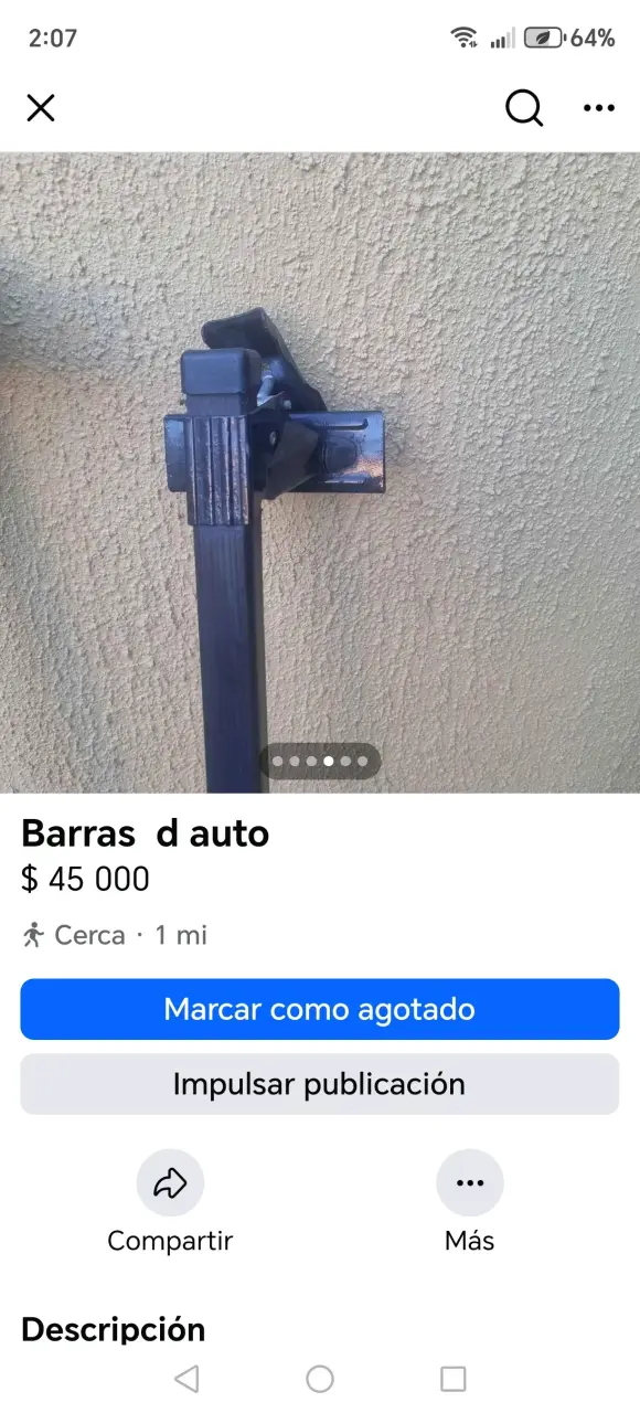 Barras portaequipaje para auto - 5