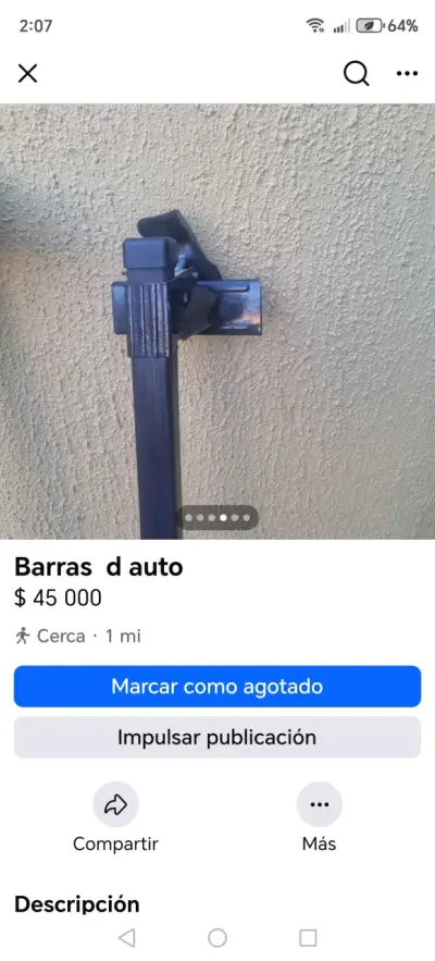 Barras portaequipaje para auto - miniatura 5