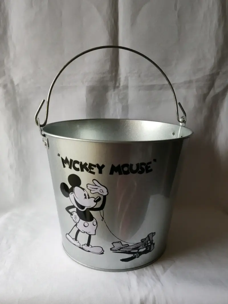Balde metálico Mickey Mouse vintage - 1