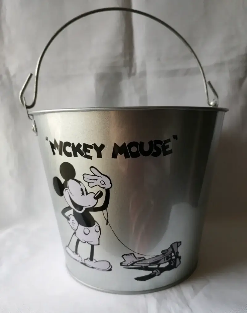 Balde metálico Mickey Mouse vintage - 4
