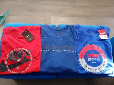 Pack de poleras Nike, Armani y Puma - miniatura 1