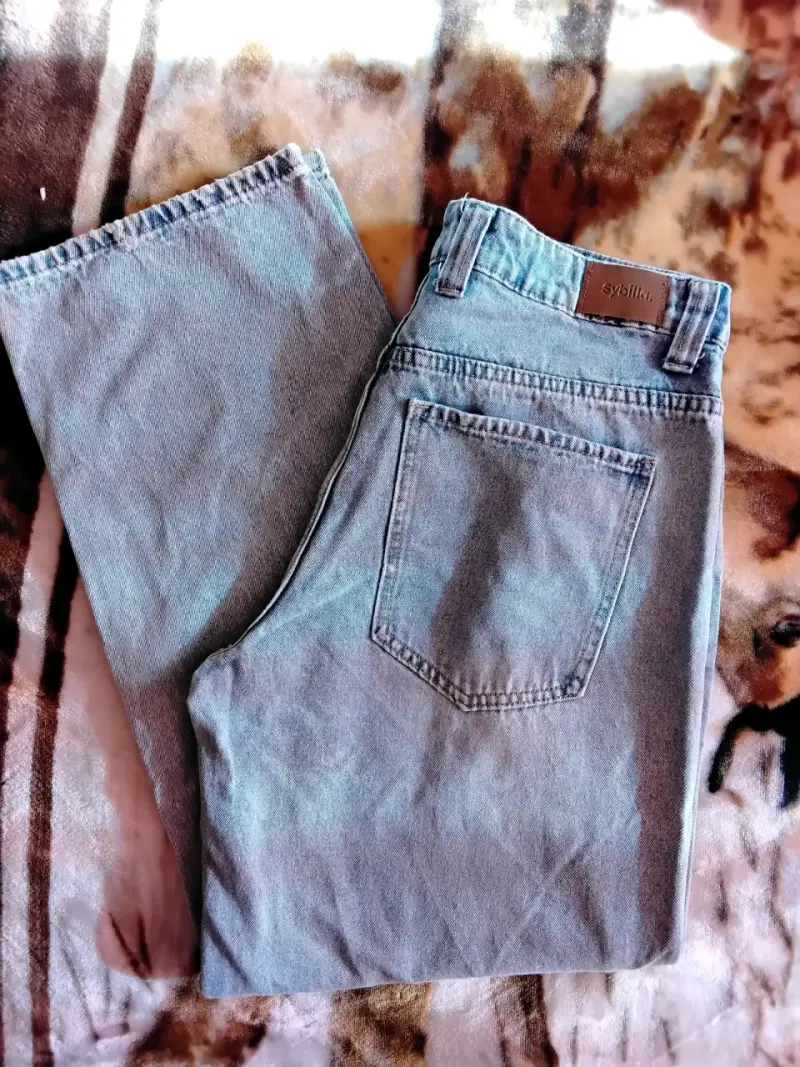 Jeans de mezclilla azul Sybilla - 3