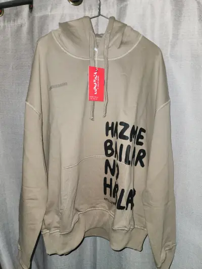 Polerón Unisex beige Americanino x Lunatica XL - miniatura 1