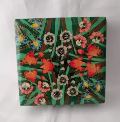 Set de posavasos madera vintage - miniatura 3