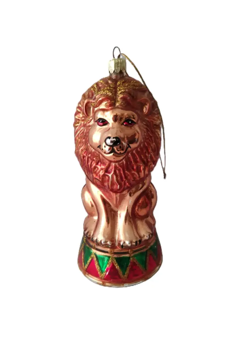 Adorno vintage navideño León de circo 🎪 - 4