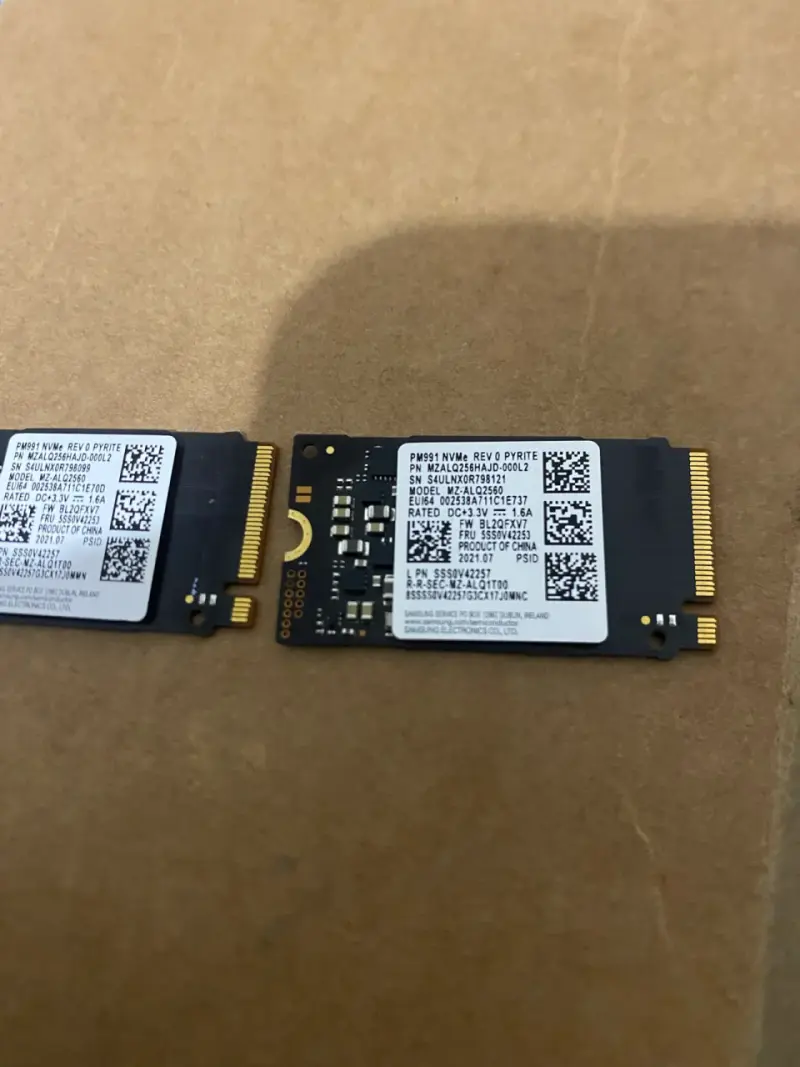 SSD Samsung PM991 NVMe 256GB