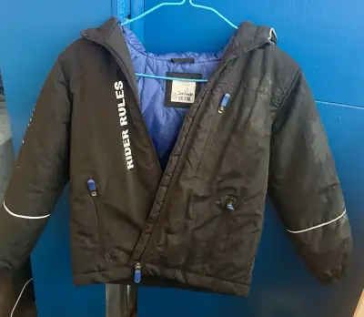 Parka negra talla 6 - miniatura 1