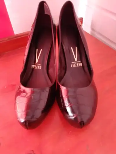 Zapatos de tacón Vizzano marrón elegante - miniatura 3