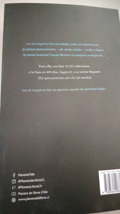 Libro 'Luz de Tungsteno' de JJ Benítez - miniatura 3