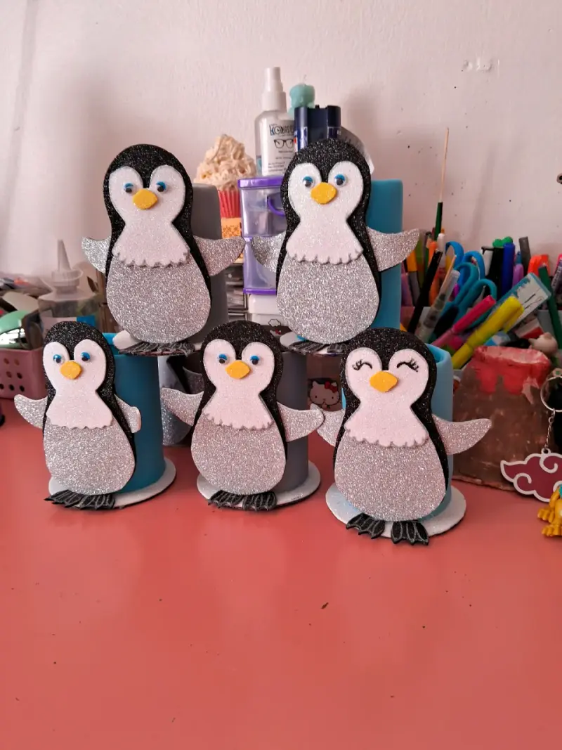 Sorpresa para cumpleaos de pingüinos decorativos - 2