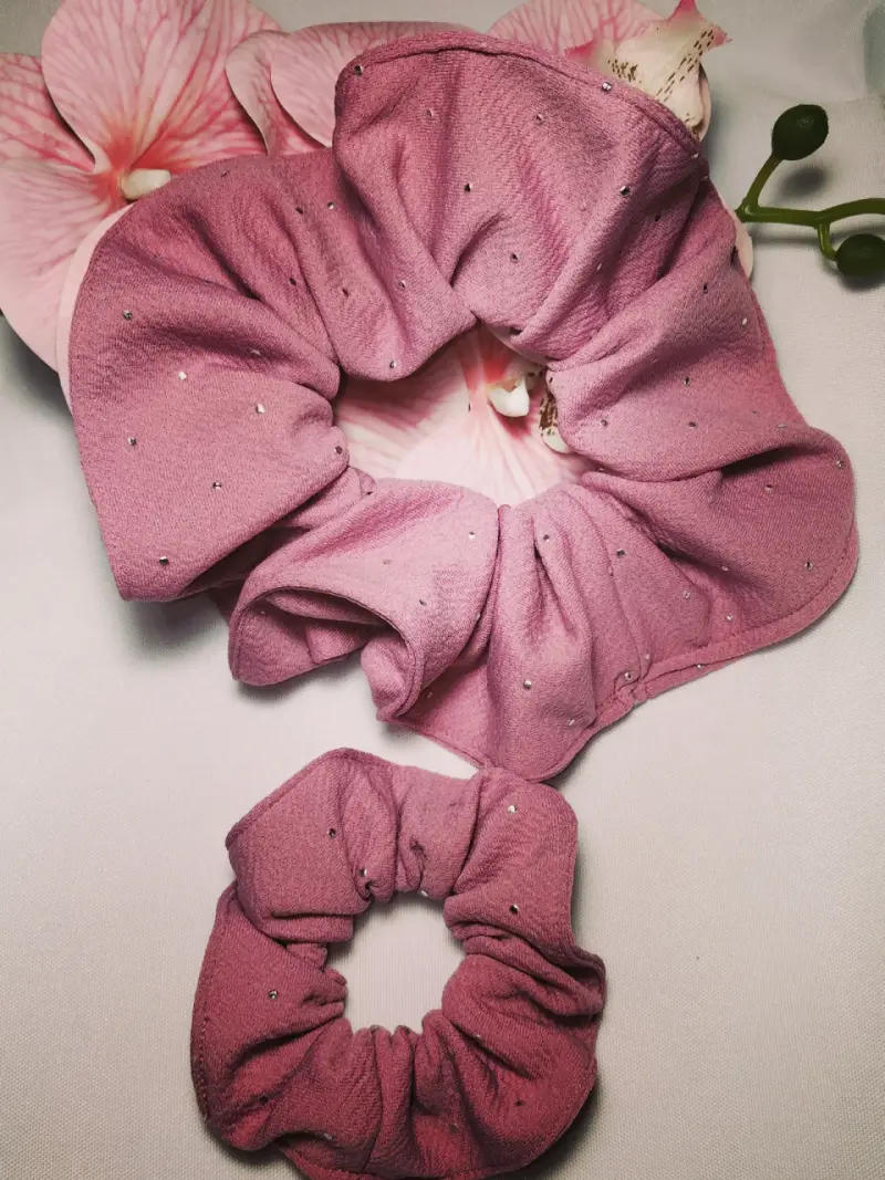 Coletero rosado con detalles brillantes - 4