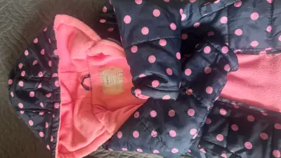 Parka infantil Tribu azul con lunares - miniatura 3