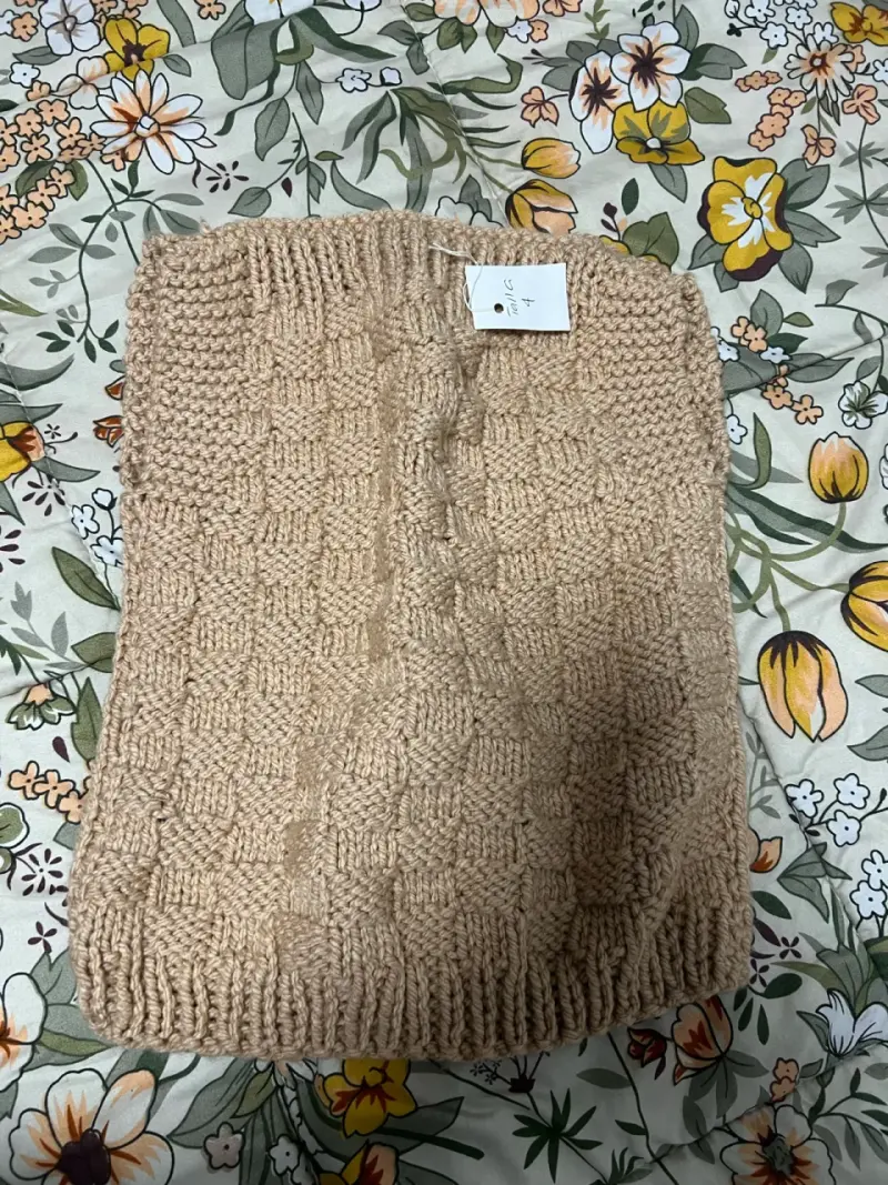 Parka morada con capucha de piel sintética - 5