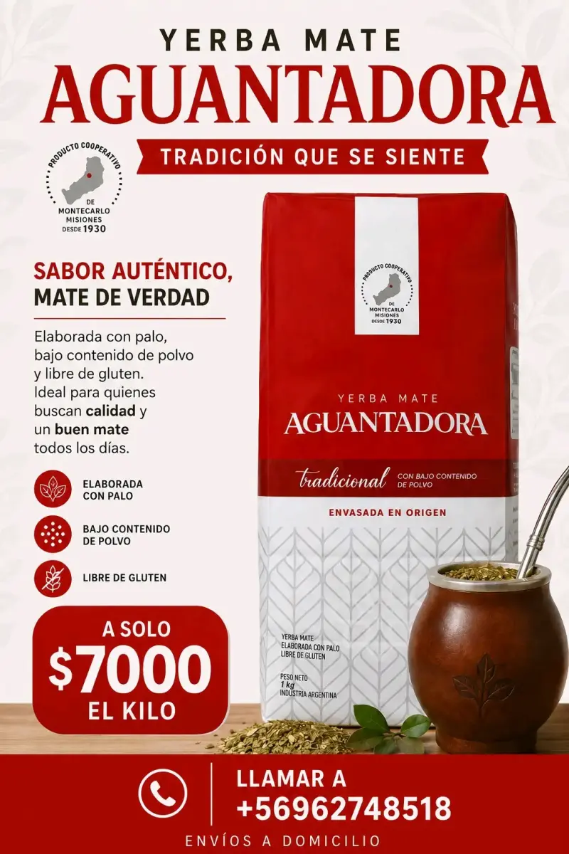 Yerba Mate Sinceridad con Sabor Natural - 2