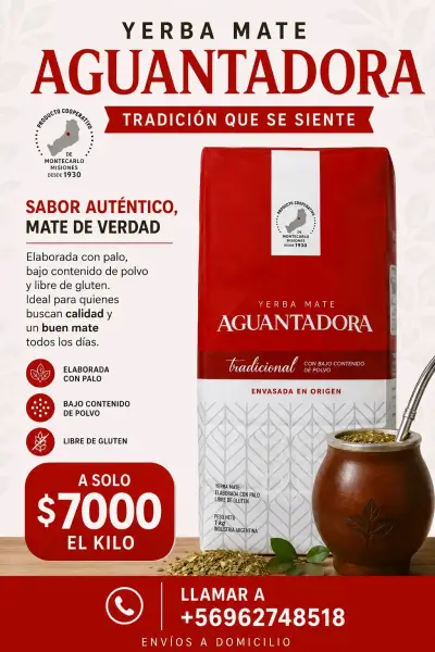Yerba Mate Sinceridad con Sabor Natural - miniatura 2