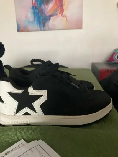 Zapatillas negras con estrella blanca Starter - miniatura 1