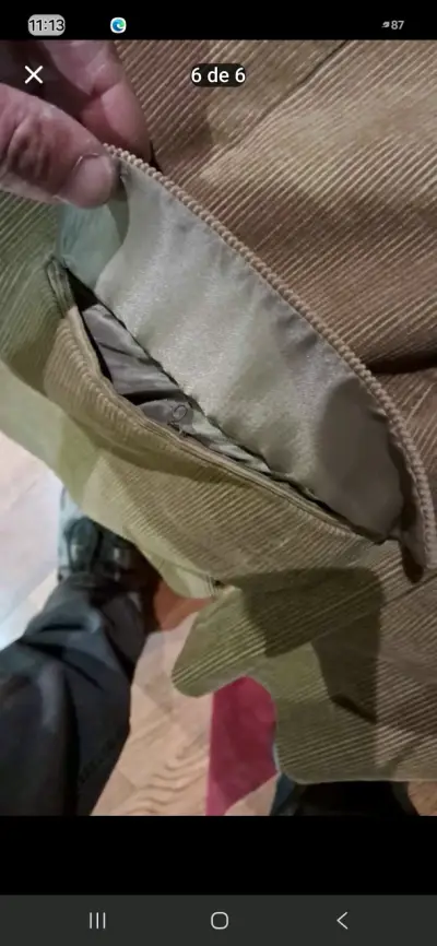 Blazer de pana beige para hombre - miniatura 6