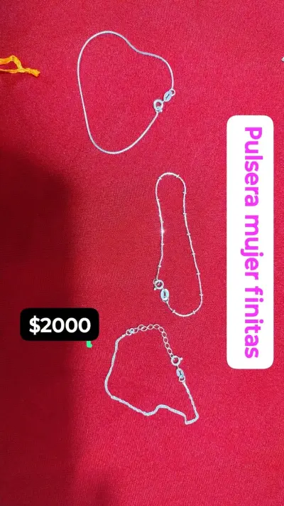 Pulseras de plata con dijes decorativos - miniatura 2