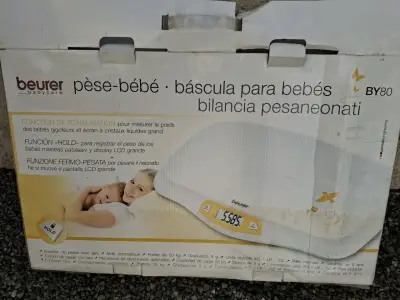 Báscula para bebés Beurer BY80 con pantalla LCD - miniatura 1