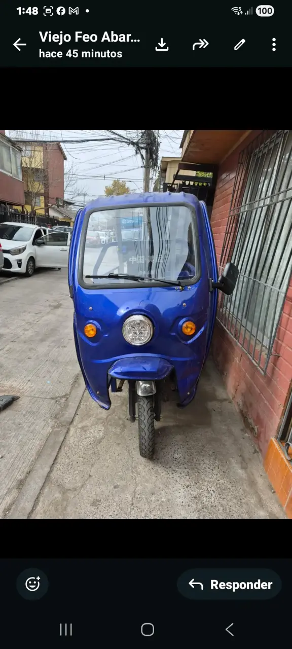 Motocarro de carga azul Hua Jin - 3