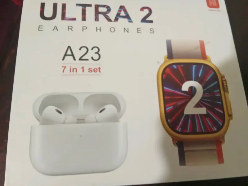 Smartwatch con correa naranja deportiva - 3