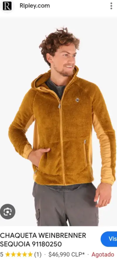 Chaqueta de lana Weinbrenner marrón - miniatura 2