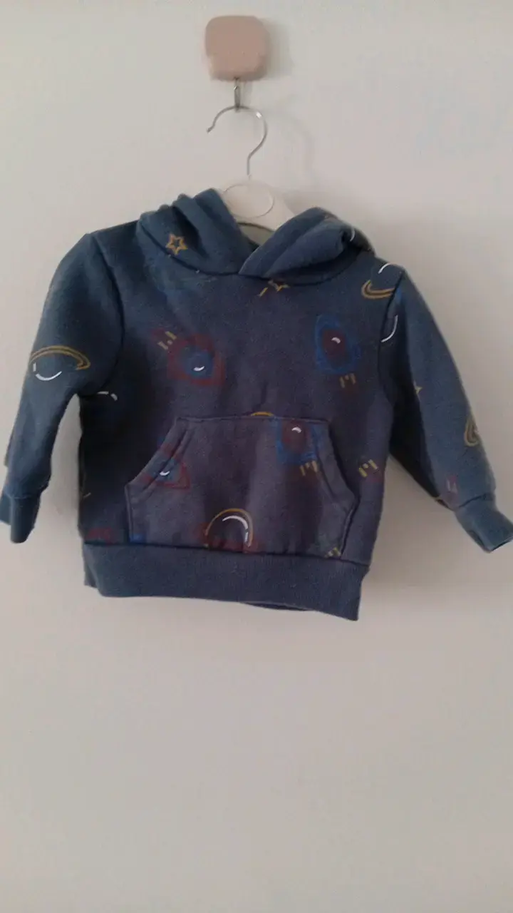 Jardinera, poleron y jeans bebe - 5