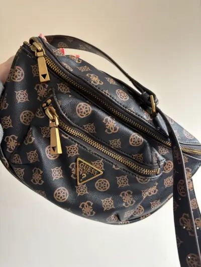 Cartera Tommy Hilfiger verde y azul con cadena - miniatura 2