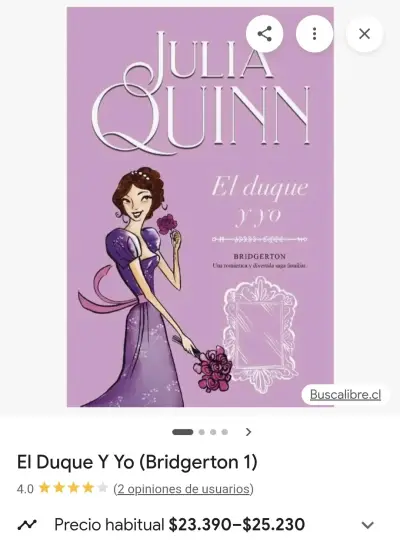 Libro 'El duque y yo' de Julia Quinn - miniatura 4