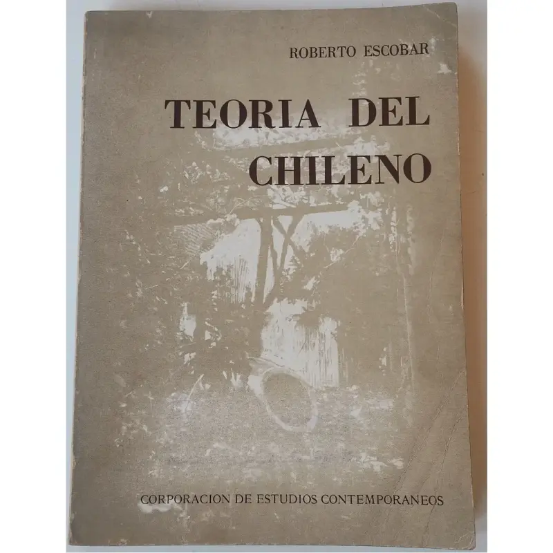 Libro 'Teoría del Chileno' de Roberto Escobar