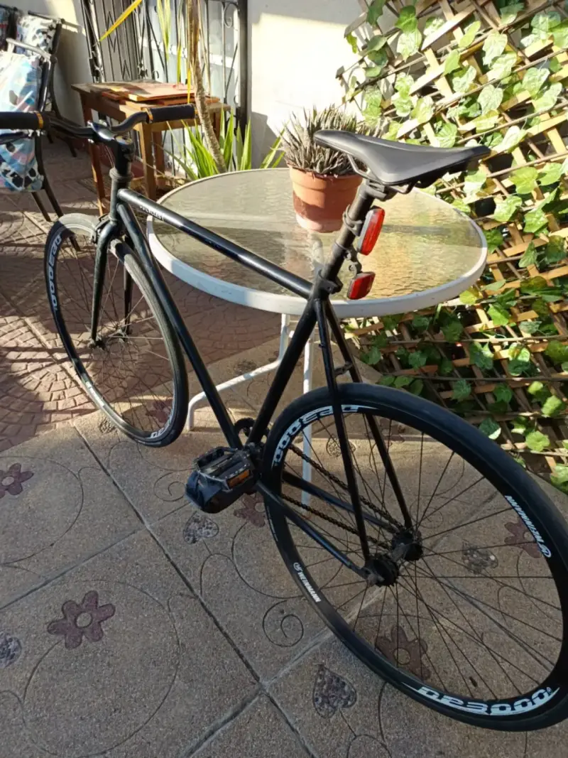 Bicicleta de pista P3 Cycles negra - 2