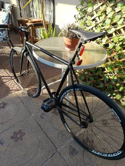 Bicicleta de pista P3 Cycles negra - miniatura 2