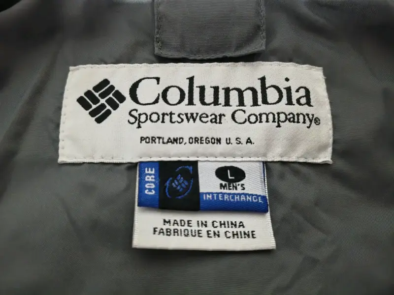 Chaqueta Columbia gris con capucha - 2