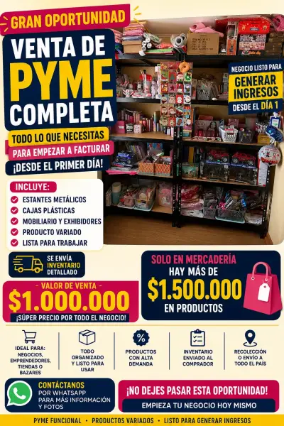 Venta de negocio completo con inventario variado - miniatura 1