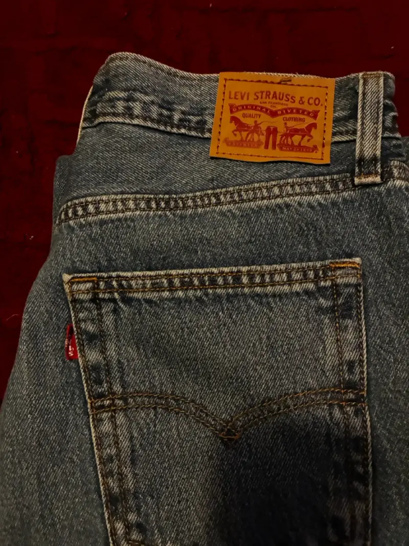 Jeans Levi's clásicos azul - 1