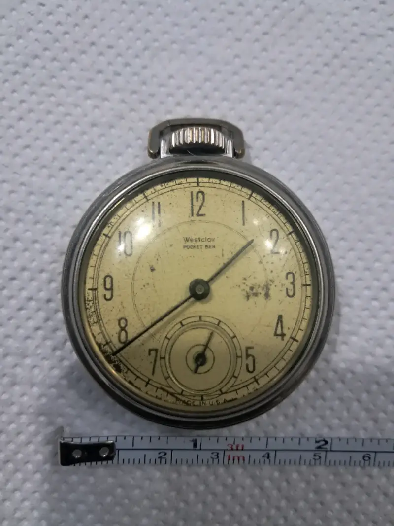 Reloj de bolsillo vintage Westclox Pocket Ben - 1