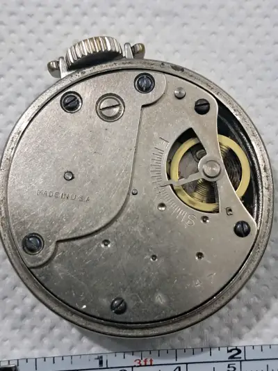 Reloj de bolsillo vintage Westclox Pocket Ben - miniatura 4