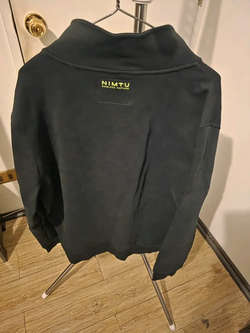 Chaqueta negra NIMTU talla l con cierre - 3