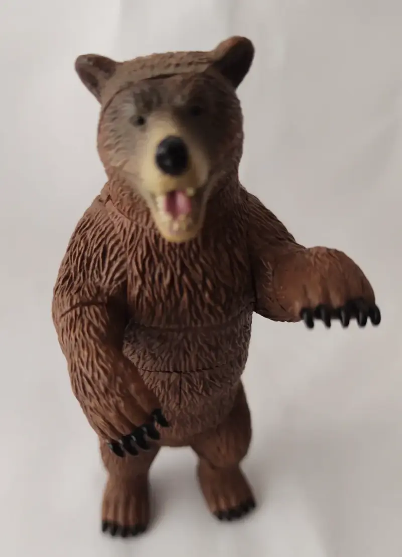 Figuras de animales oso y caballo Puzzle - 2