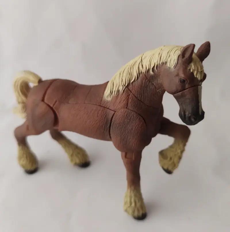 Figuras de animales oso y caballo Puzzle - 3