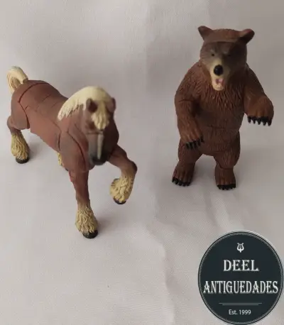 Figuras de animales oso y caballo Puzzle - miniatura 4