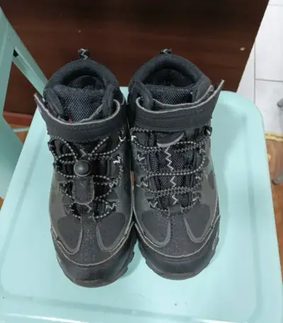 Botas de montaña negras para niños Colloky - miniatura 1
