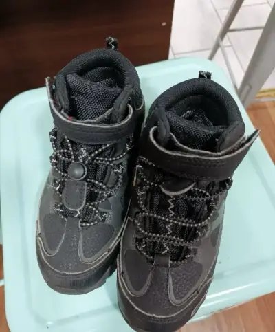 Botas de montaña negras para niños Colloky - miniatura 2