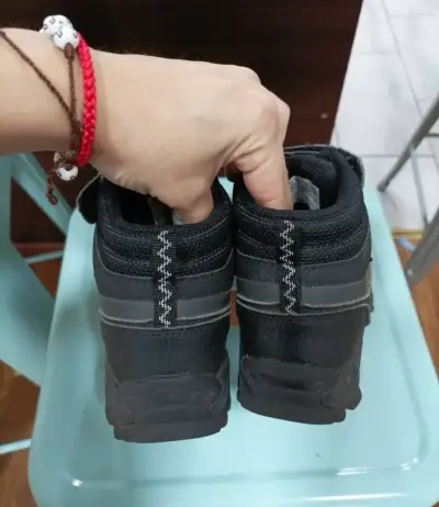 Botas de montaña negras para niños Colloky - miniatura 3