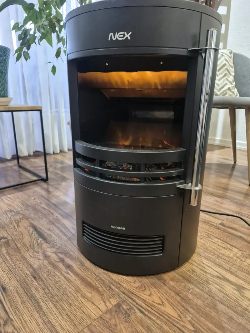Estufa eléctrica NEX HFS193 estilo chimenea - 3