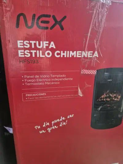 Estufa eléctrica NEX HFS193 estilo chimenea - miniatura 5