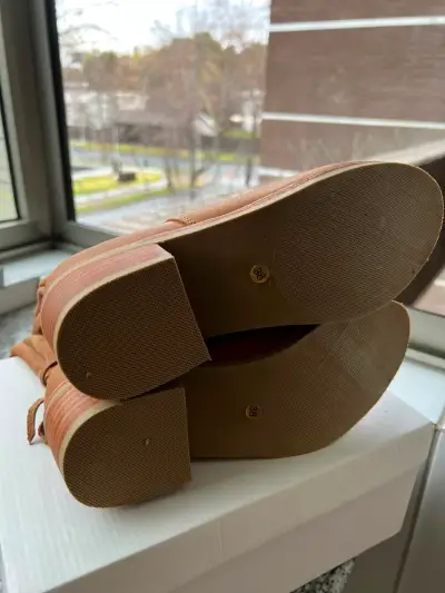 Botas de cuero marrón talla 38 - miniatura 1