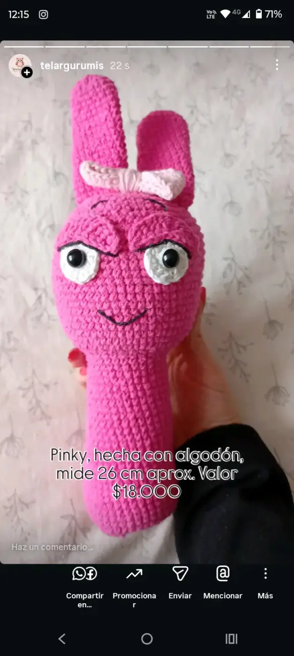 Pinky amigurumi