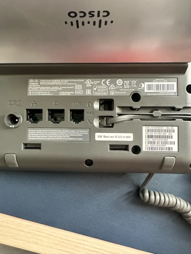 Teléfono IP Cisco CP-7841 - 2